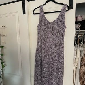 Vintage 80’s purple prom dress